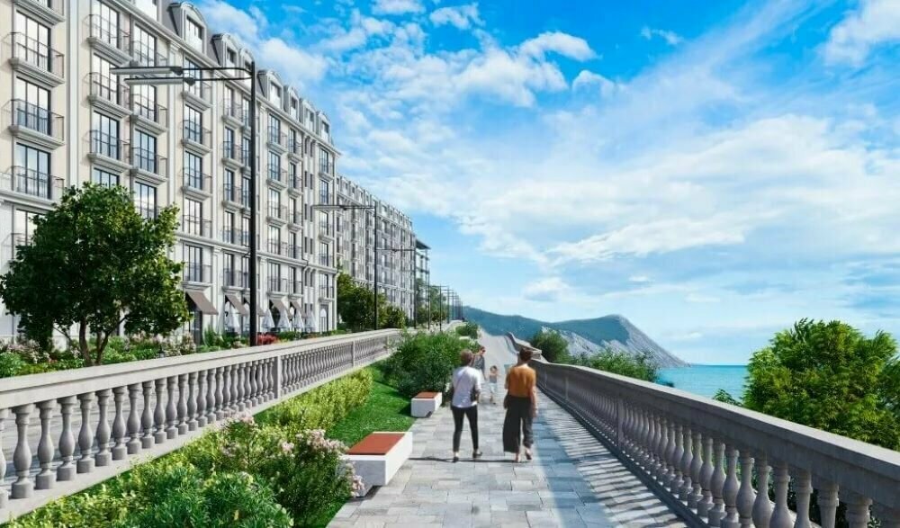 Граф Толстой.Уникальные апартаменты бизнес класса.100метров до моря.Сделано с любовью