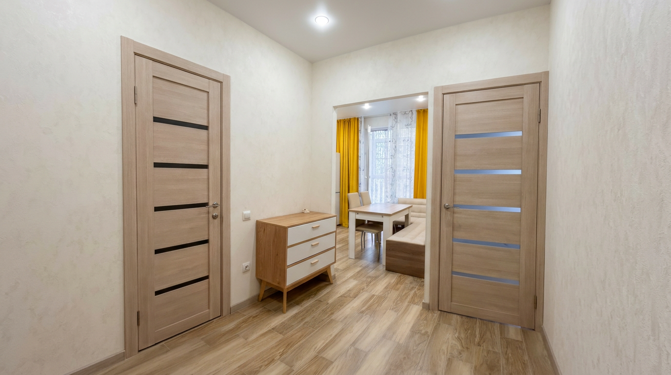 Вас ждет уютная двухкомнатная квартира в живописной Анапе!