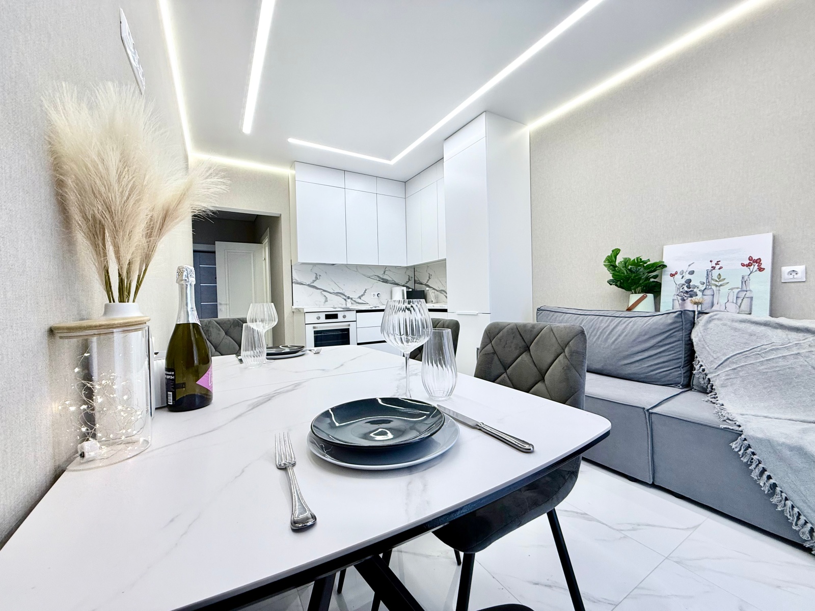 Уютная квартира с дизайнерским ремонтом