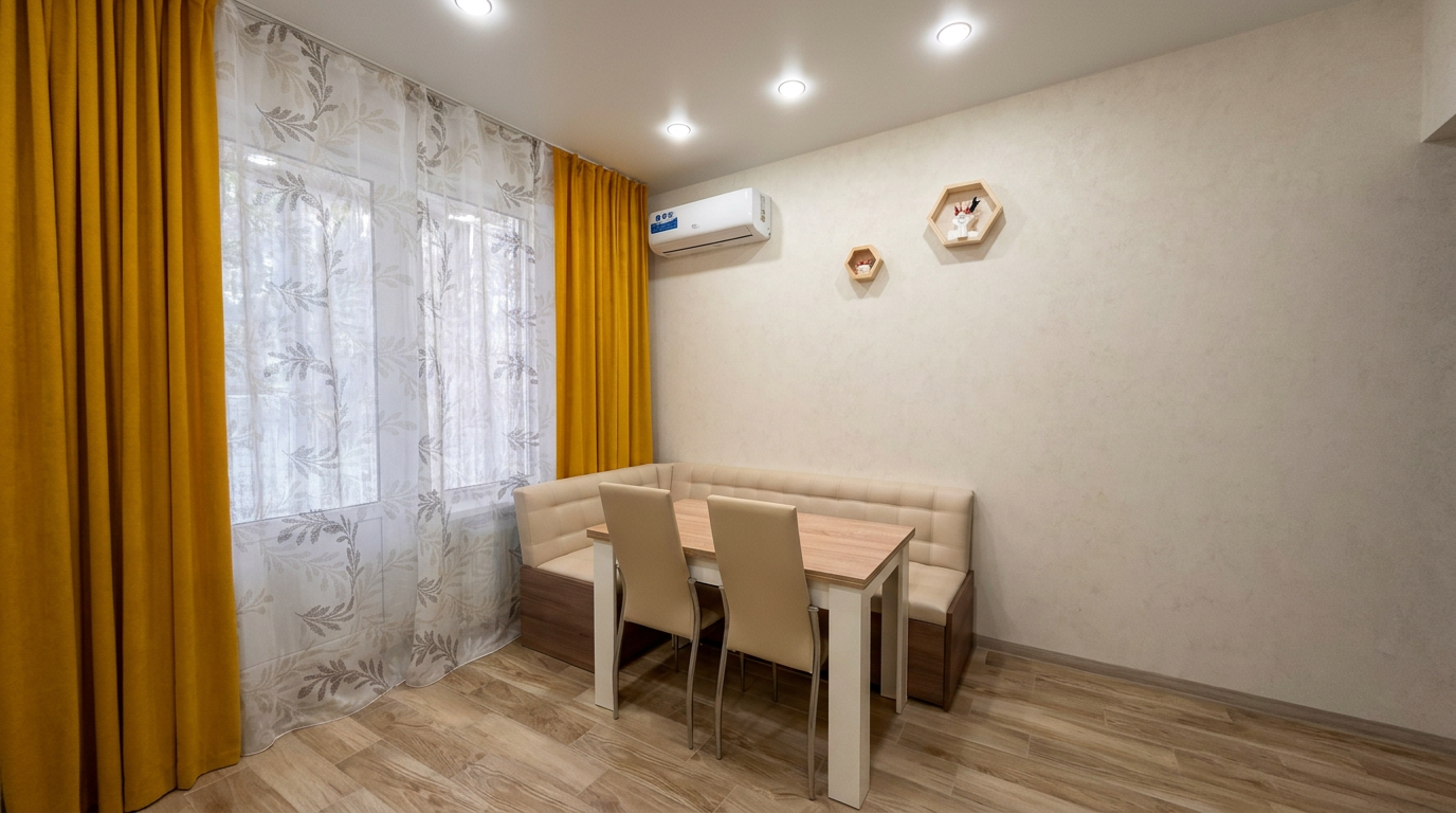 Вас ждет уютная двухкомнатная квартира в живописной Анапе!