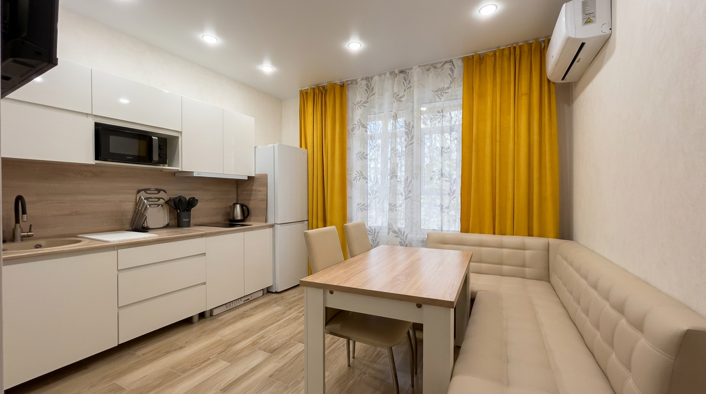 Вас ждет уютная двухкомнатная квартира в живописной Анапе!