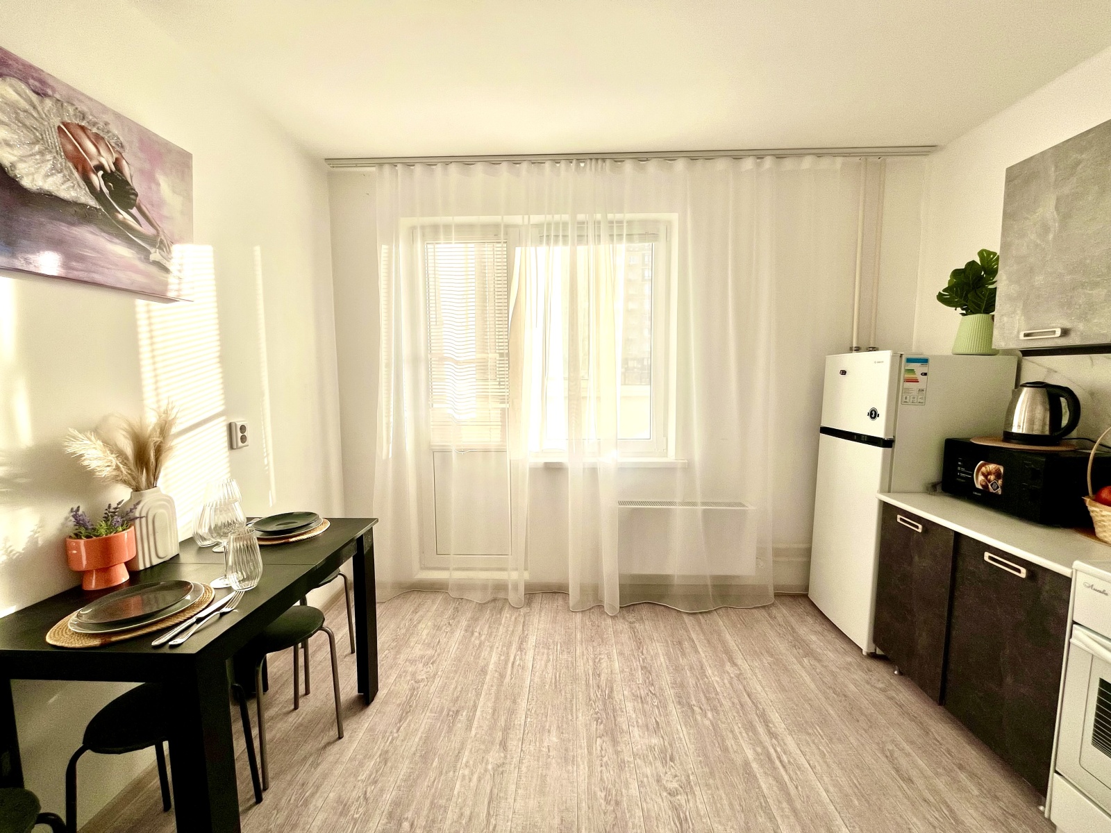 Светлая однушка для проживания