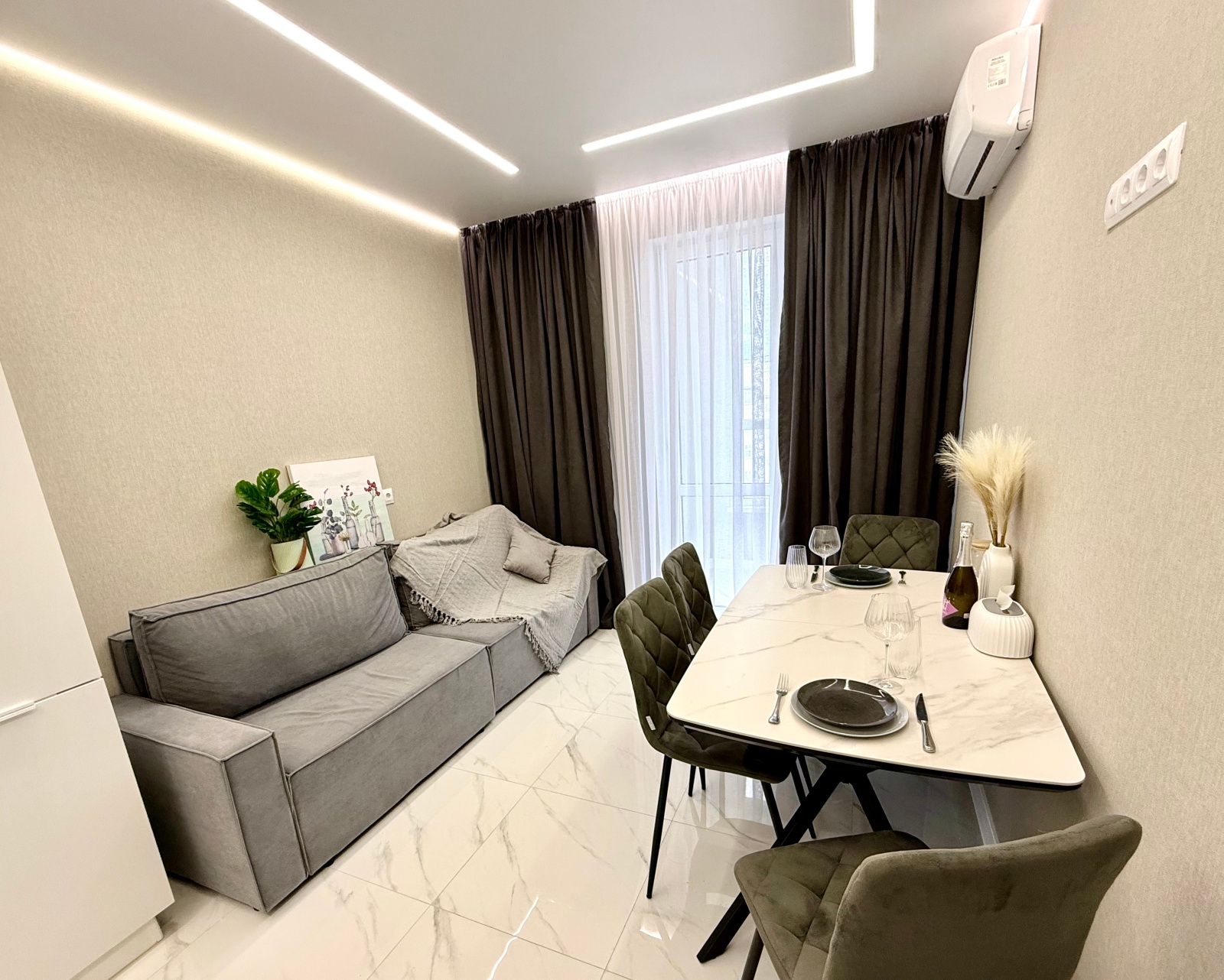 Уютная квартира с дизайнерским ремонтом