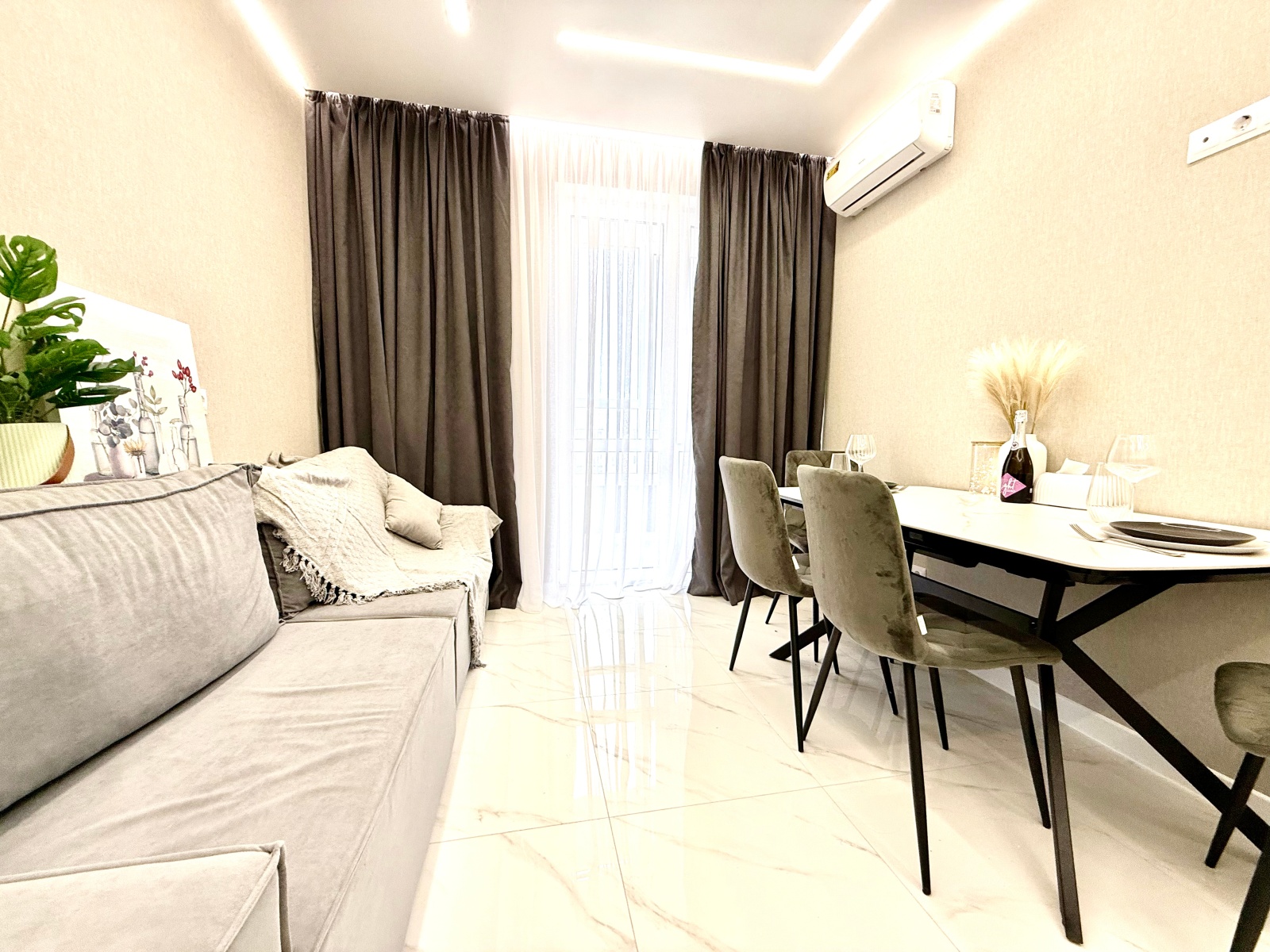 Уютная квартира с дизайнерским ремонтом