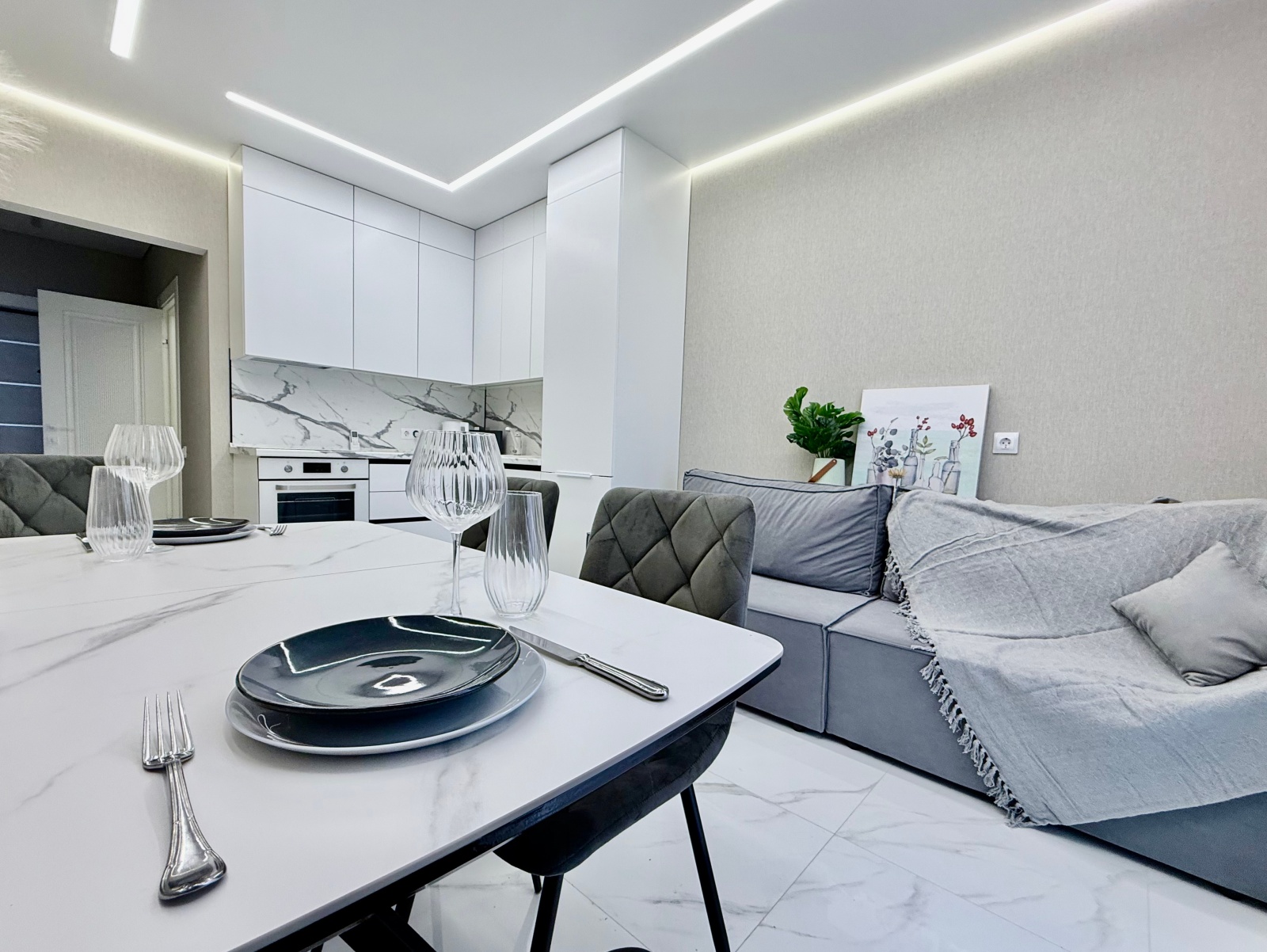 Уютная квартира с дизайнерским ремонтом