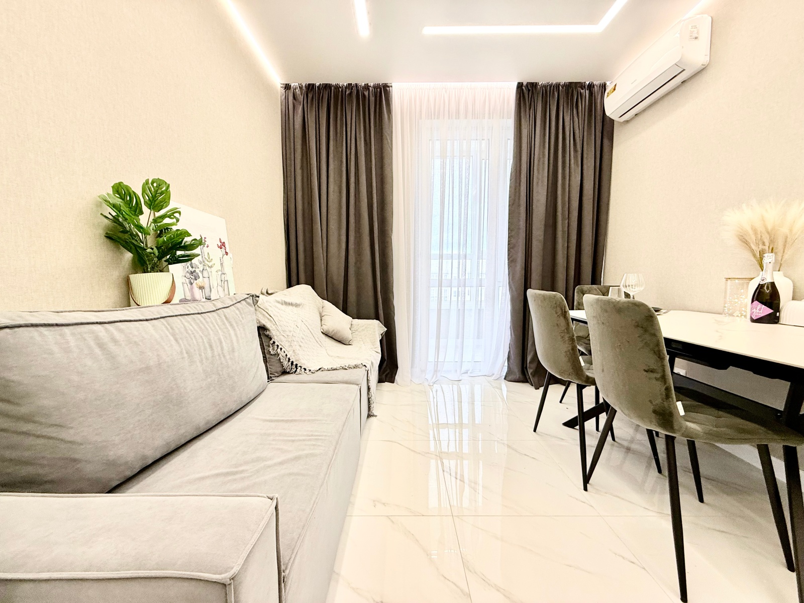 Уютная квартира с дизайнерским ремонтом