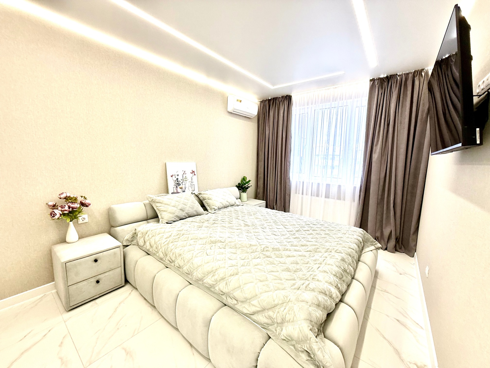 Уютная квартира с дизайнерским ремонтом